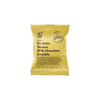 Tyčinka ovesná nepečená se světlou čokoládou a banánem 35 g BIO