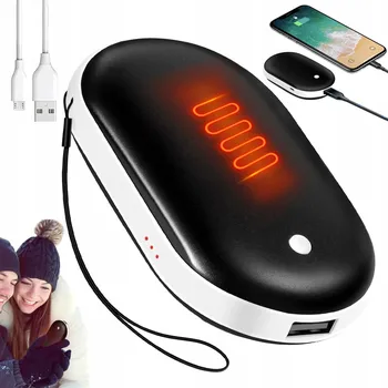 OHŘÍVAČ RUČNÍ ELEKTRICKÝ POWERBANKA 2V1 5200MAH USB TYPE-C