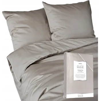 Povlečení POVLEČENÍ Z BAVLNĚNÉHO SATÉNU BÉŽOVÉ POVLEČENÍ ELEGANTNÍ 160x200 cm