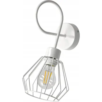 Nástěnné svítidlo Lampa Ścienna Sufitowa Diament E27 Bílé