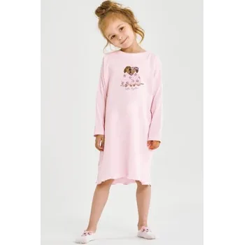 Dívčí pyžamo Dívčí noční košile Taro Jasmina - bavlna Světle růžová 140