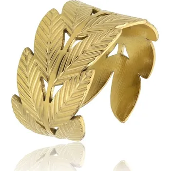 Prsten Emily Westwood Slušivý pozlacený prsten z oceli Mary EWR23025G + 2 měsíce na vrácení zboží