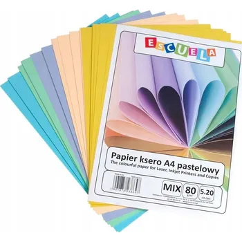 Papír pro tiskárny Kancelářský papír Escuela formát A4 80g 100 listů