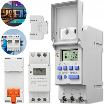 Zabezpečení domácnosti Časovač Qoltec 50983