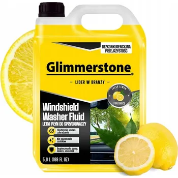 Směs do ostřikovače KVALITA - GLIMMERSTONE LETNÍ KAPALINA DO OSTŘIKOVAČŮ 5L SVĚŽÍ CITRON