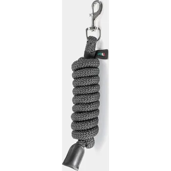 Vodítko EQUILINE Gabe s klasickou karabinou, 3,0x2,5 m, šedá