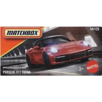 auto na autodráhu Matchbox Porsche 911 Targa Box