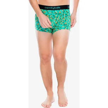 Boxerky Termoaktivní boxerky Comfyballs Regular Cotton - banana L