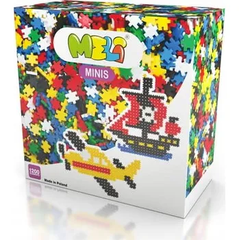 ostatní stavebnice Sada plastových kostek Meli Minis 1200 dílů pro děti ve věku Věk 3+