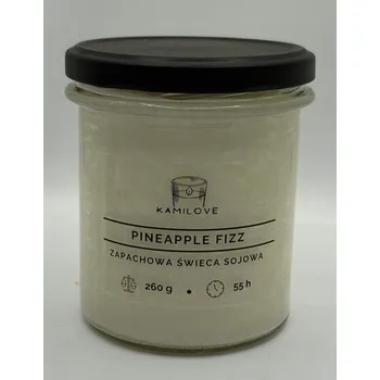 Svíčka Sójová vonná svíčka PINEAPPLE FIZZ KamiLove