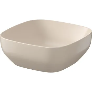 Cersanit Larga umyvadlo na desku čtverec 38 beige matt K677-057