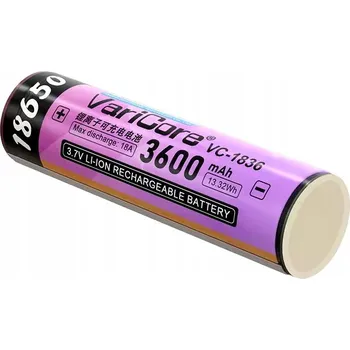 Článková baterie Lithium-iontová Nabíjecí Baterie VariCore 18650 3600 mAh 1 ks