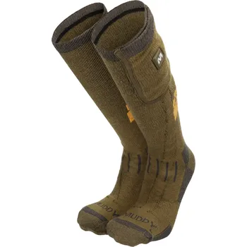 Muddy Nucleus vyhřívané ponožky khaki