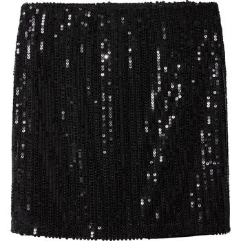 Dámská sukně esmara® Dámská mini sukně s flitry (černá, S(36/38))