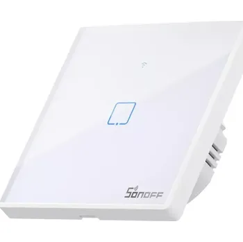 Centrální jednotka pro chytrou domácnost Chytrý vypínač WiFi + RF 433 Sonoff T2 EU TX (1 kanál) aktualizováno