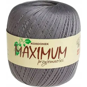 Příze Háčkovací Příze MAXIMUM Opus Natura TMAVĚ POPIELAVÁ 1816