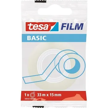 Lepicí páska Páska lepicí Tesa® BASIC,15mmx33m, transparentní