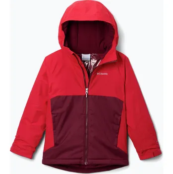 Dětská lyžařská bunda Columbia Alpine Action III Rich Wine melange/mountain red