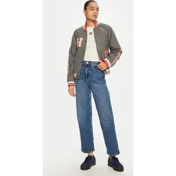 Dámské džíny Tommy Jeans Jeansy Layla DW0DW19563 Modrá Straight Fit 32_32