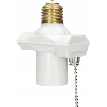 Objímka na žárovku Objímka E27 s vypínačem Timex-Elektro OPW E27 (OPG) bílá