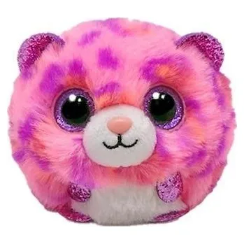plyšák Plyšová Hračka Leopard Růžový Topaz Panter Kula Puffies Pupilky TY - 9 Cm