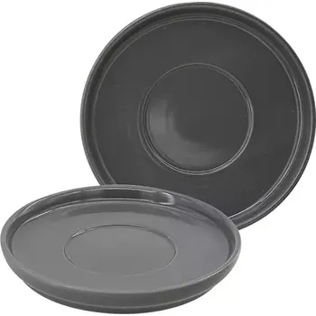 Podšálek k hrnku Makronka - tmavě šedá