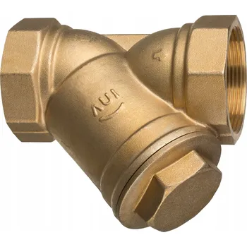 vodní filtr Šikmý mosazný sítkový filtr Invena 1"