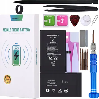 Baterie pro mobilní telefon BATERIE PRO Apple iPhone XS MAX ZVÝŠENÁ KAPACITA 3700mAh + LEPIDLO
