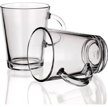Hrnek Tribeca - skleněný, 400 ml, sada 2 ks
