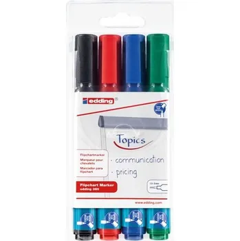 Popisovač na flipchart Edding 380, sada 4 barev