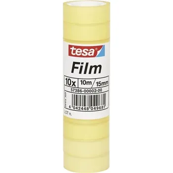 Lepicí páska Páska kancelářská 15 mm x 10 m,transparentní,10 ks