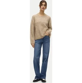 Dámský svetr Vero Moda Svetr Ingrid 10331365 Béžová Regular Fit M