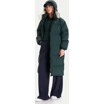 Dámská větrovka Lacoste Vatovaná bunda BF9001 Zelená Oversize 40