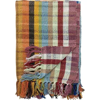 deka Deka Bloomingville bavlna 130 cm x 160 cm, vícebarevná