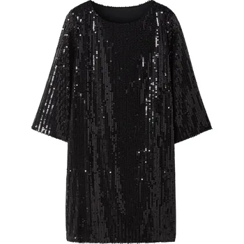 Dámské šaty esmara® Dámské šaty s flitry (černá, M (40/42))