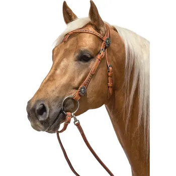 Uzdečka westernová LproWest Black Rose velikost COB