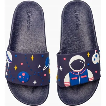 Pracovní obuv DedoLes Dětské pantofle s veselým vzorem 1332 Astronaut 30 vícebarevná