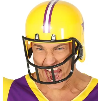 Karnevalový kostým Rugbyová helma žlutá