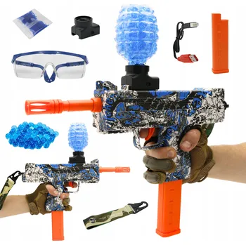 Dětská zbraň PUŠKA AUTOMATICKÉ GELOVÉ KULIČKY BEZPEČNOSTNÍ AUTOMAT + KULIČKY