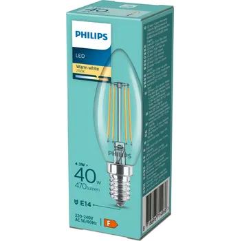 Žárovka LED žárovka Philips E14 4W 2700K