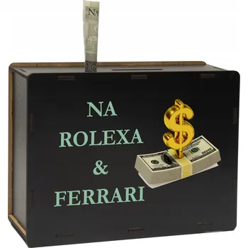 Pokladnička POKLADNIČKA DÁREK KE DNI MUŽŮ, PRO TATÍNKA, DĚDEČKA, KAMARÁDA, MANŽELA