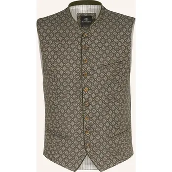 Pánská bunda Hammerschmid Pánská Krojová Vesta Roman Slim Fit, zelená, 58