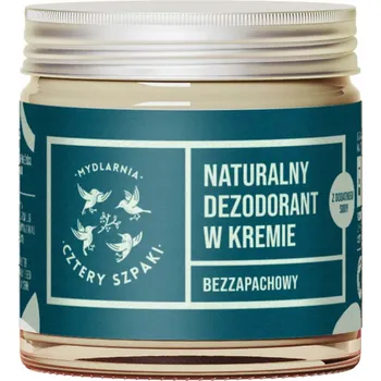 Cztery Špačci Mydlarnia 60 Ml přírodní deodorant v krému – bez vůně