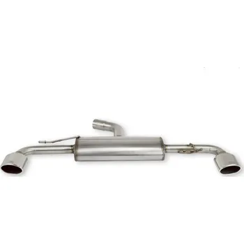 Výfukový systém ULTER SPORT Sportovní výfuk VOLKSWAGEN Scirocco III R look 2008-2018, 2x duplex koncovka ovál 120×80mm Vyberte motor: 1,4 TSi 90/118kW HATCHBACK