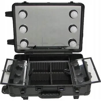 Kosmetický kufr KUFR NA MAKE-UP KUFŘÍK KOSMETICKÝ TREND ART MAKE-UP BLACK