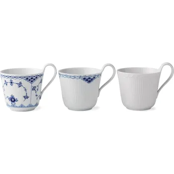 Royal Copenhagen Porcelánové hrnky Gifts With History 330 ml – set 3 ks