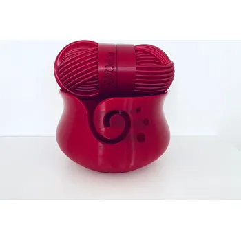 Sada na háčkování Vínová (Miska 16cm+Pouzdro 14,5cm)