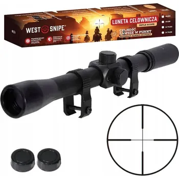 Puškohled WESTSNIPE Puškohled 4×20 optický zaměřovač s křížem a vysokou montáží