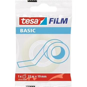 Lepicí páska Páska lepicí Tesa® BASIC,19 mmx33 m, transparentní
