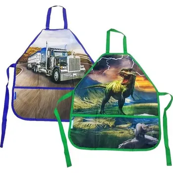 Kuchyňská zástěra Zástěra Donau polyesterová, chlapecké motivy